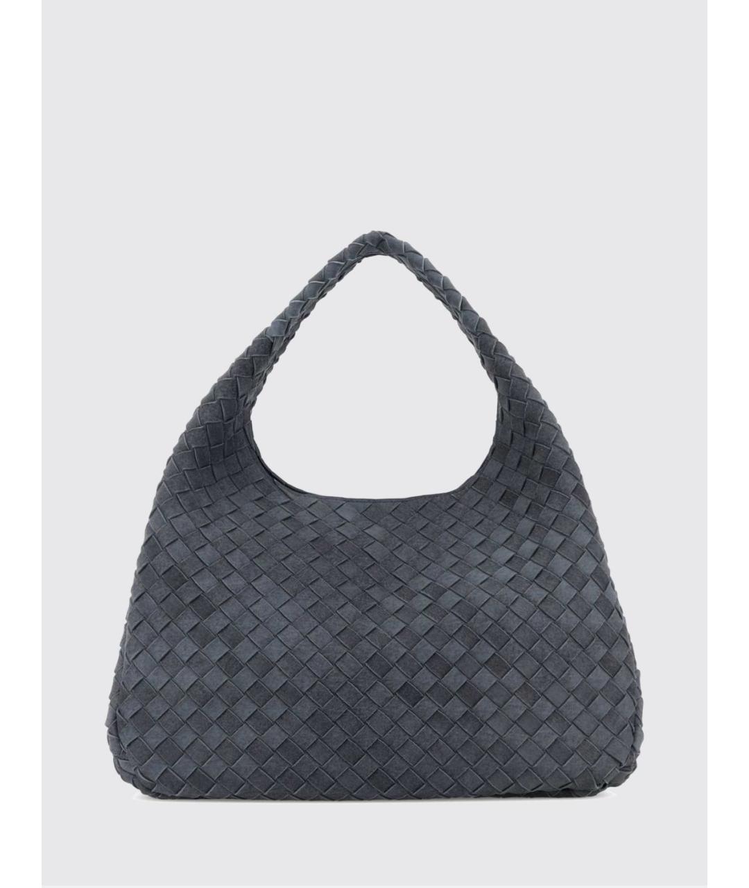 BOTTEGA VENETA Голубая замшевая сумка через плечо, фото 2