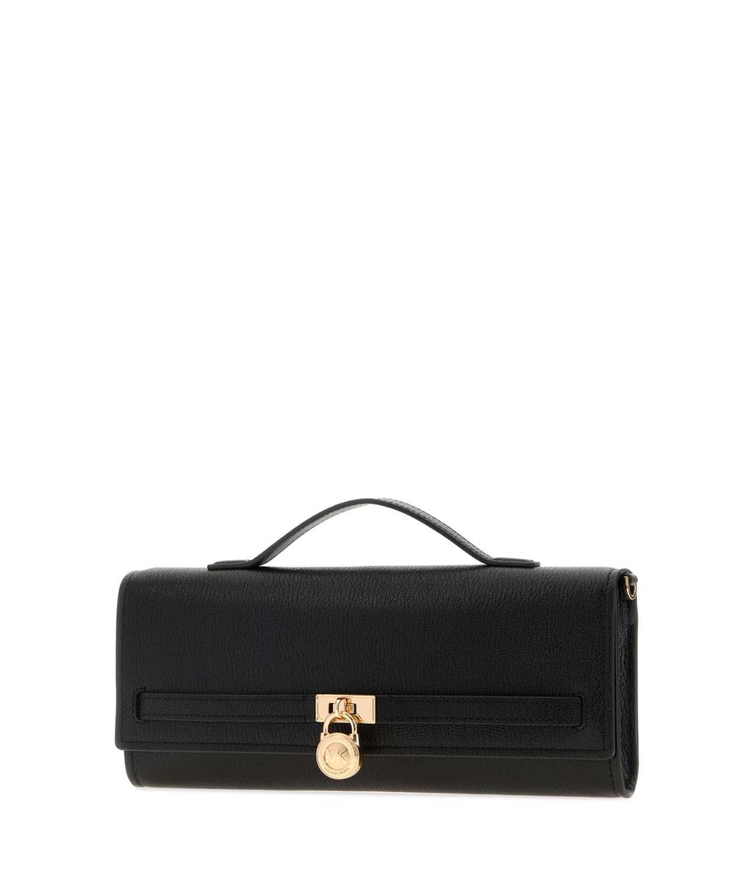 MICHAEL KORS Черная кожаная сумка с короткими ручками, фото 2