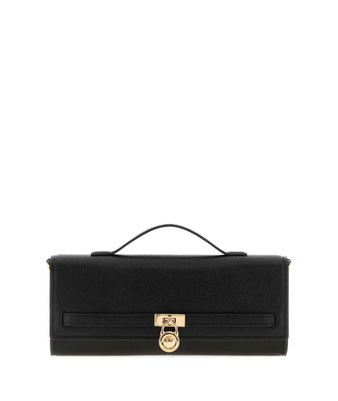 MICHAEL KORS Черная кожаная сумка с короткими ручками, фото 3