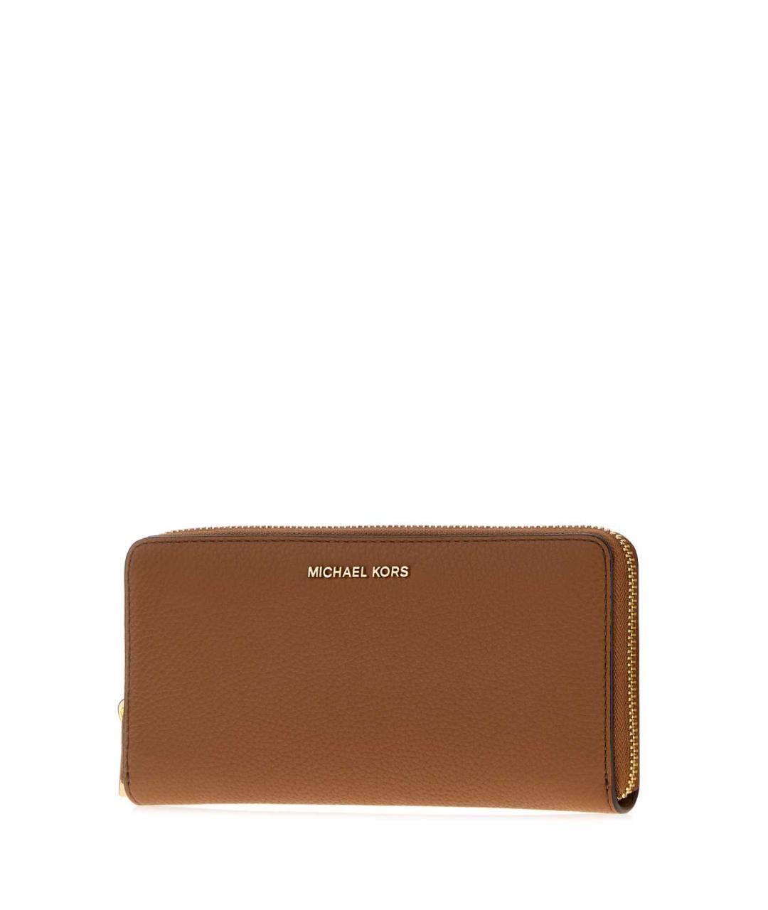 MICHAEL KORS Бежевый кожаный кошелек, фото 2