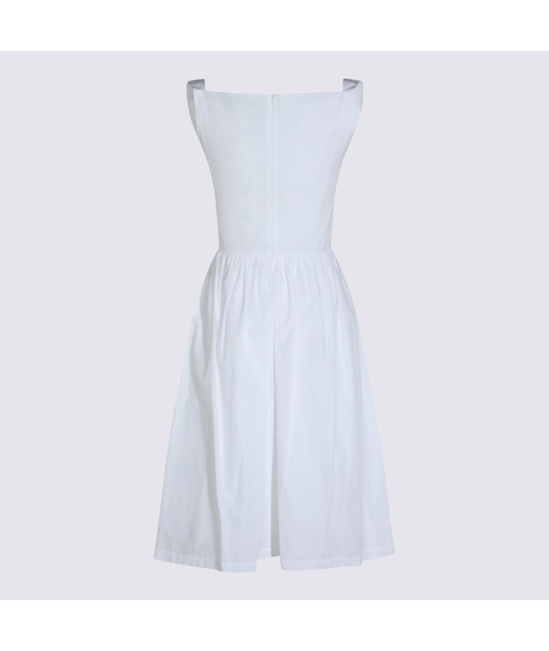 VIVIENNE WESTWOOD Белое хлопковое платье, фото 3