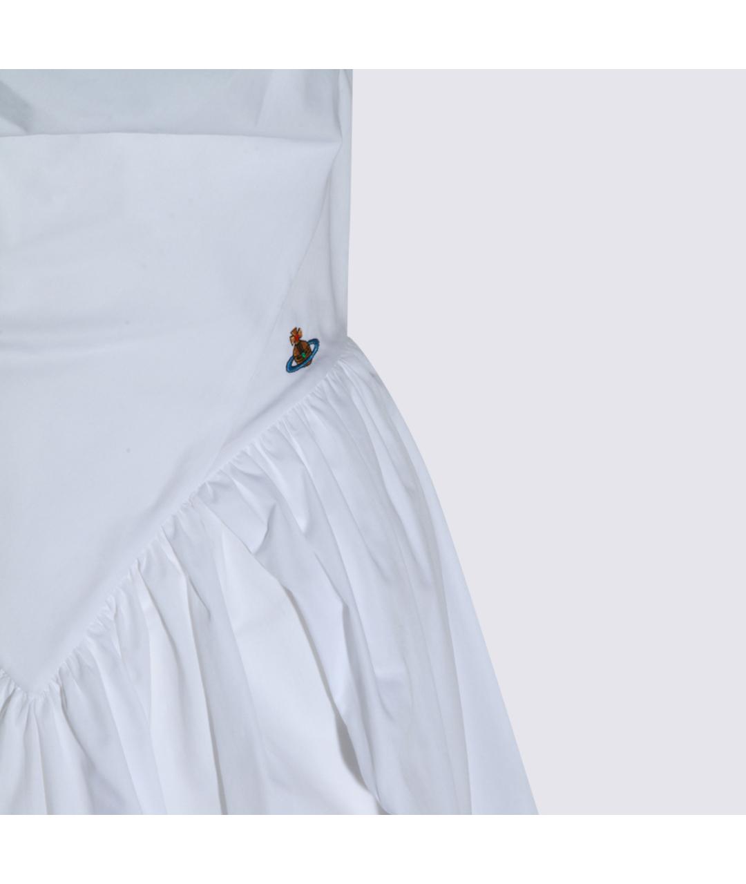 VIVIENNE WESTWOOD Белое хлопковое платье, фото 2