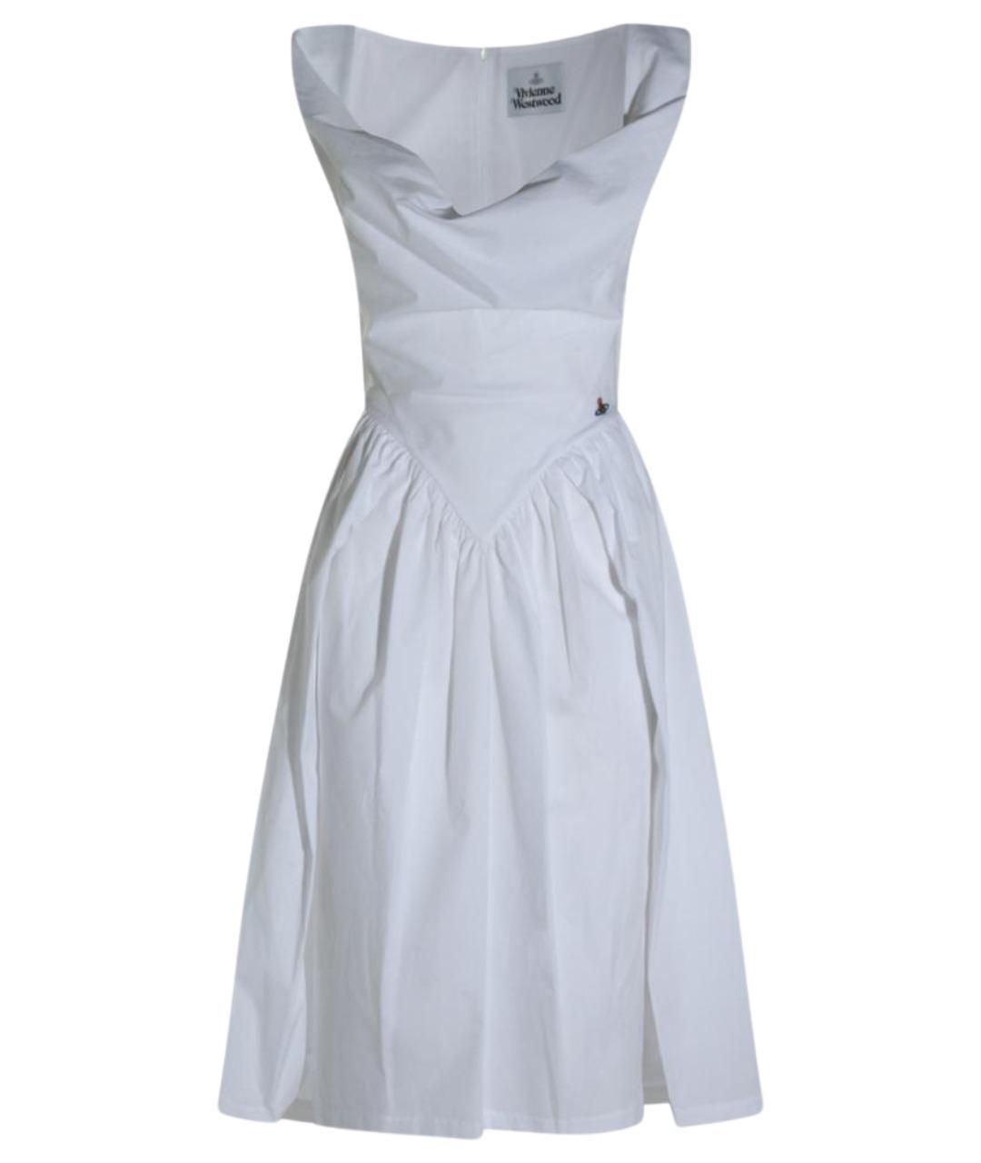VIVIENNE WESTWOOD Белое хлопковое платье, фото 1