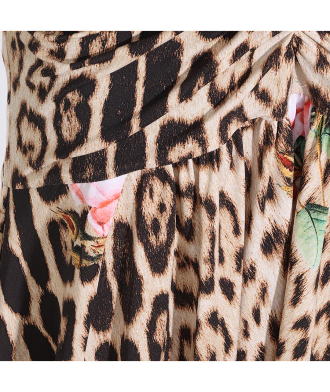 ROBERTO CAVALLI Мульти повседневное платье, фото 5