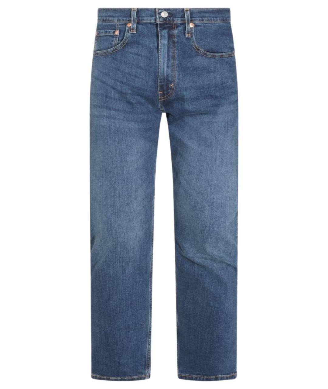LEVI'S Синие хлопковые прямые джинсы, фото 1