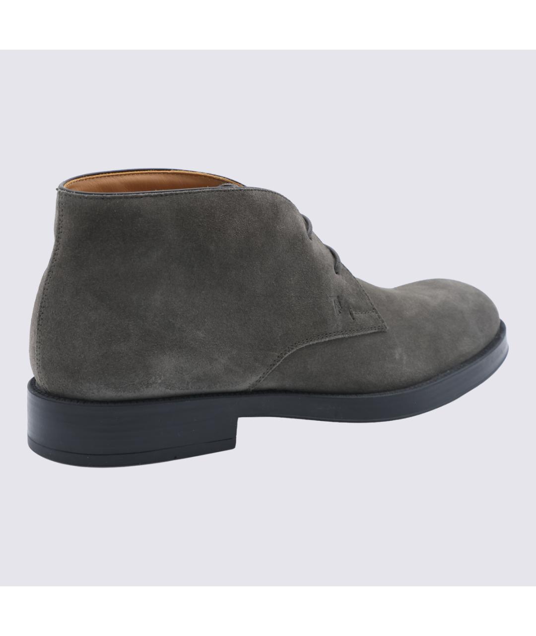 TOD'S Замшевые высокие ботинки, фото 3