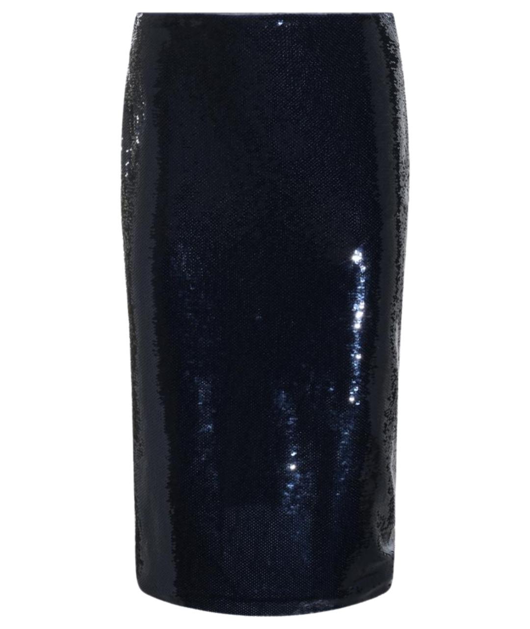 TOM FORD Синяя полиэстеровая юбка миди, фото 1