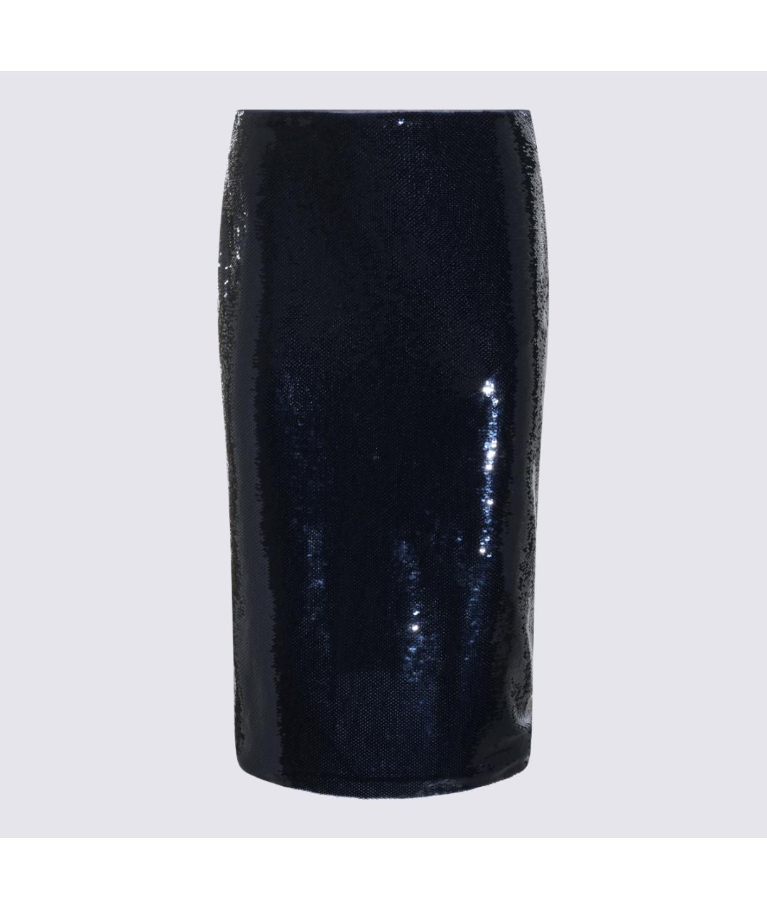 TOM FORD Синяя полиэстеровая юбка миди, фото 5