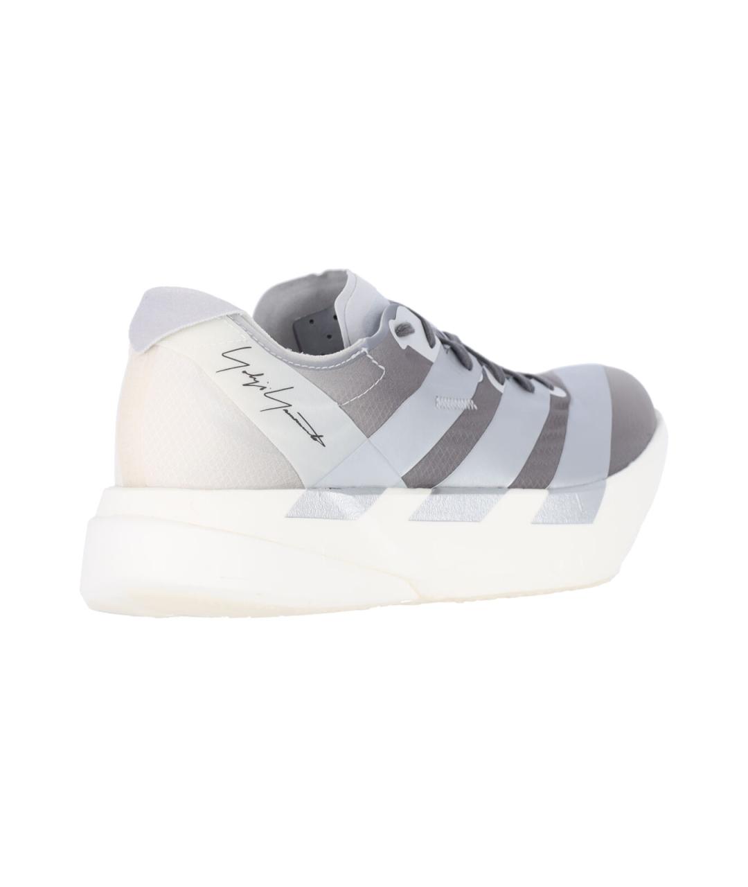 Y-3 Серые текстильные кроссовки, фото 4