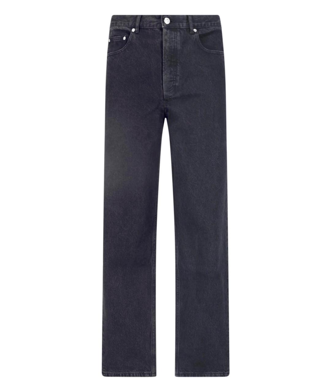 A.P.C. Черные хлопковые прямые джинсы, фото 1
