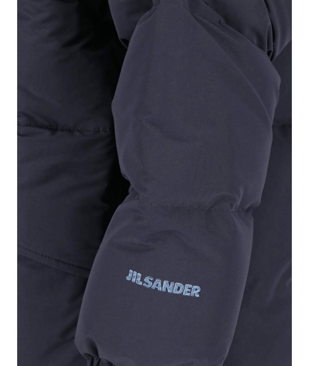 JIL SANDER Черная полиэстеровая куртка, фото 3