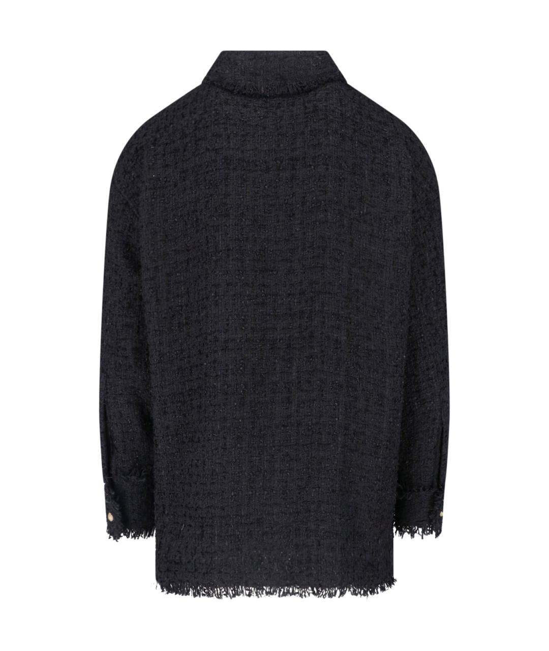 BALMAIN Черная хлопковая рубашка, фото 2