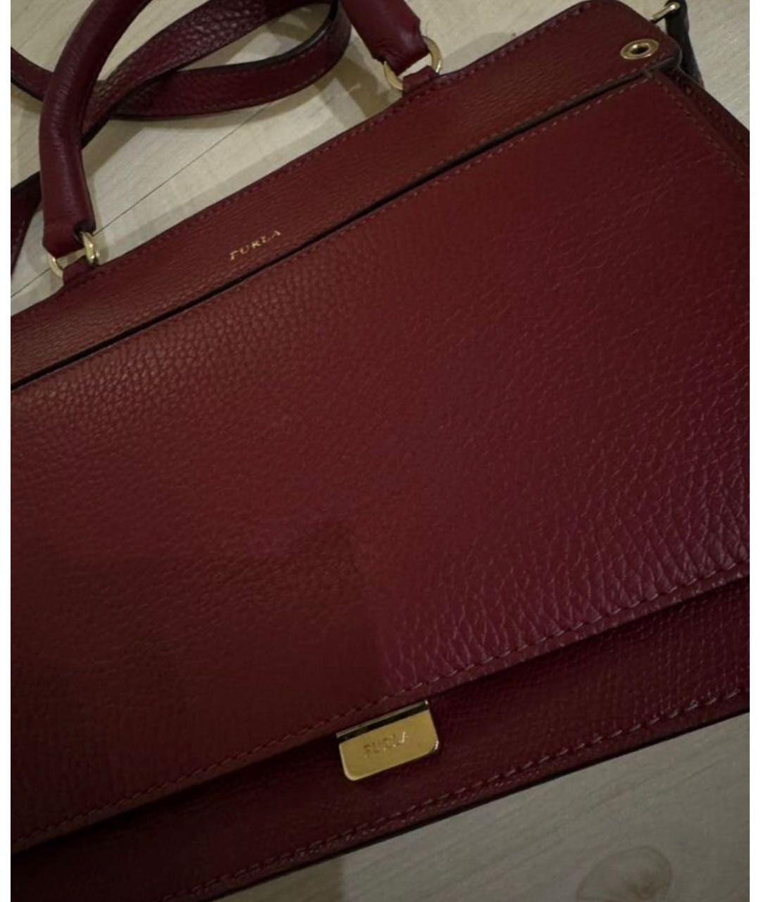 FURLA Красная сумка тоут из искусственной кожи, фото 3
