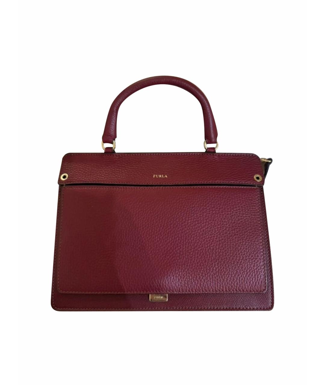 FURLA Красная сумка тоут из искусственной кожи, фото 1