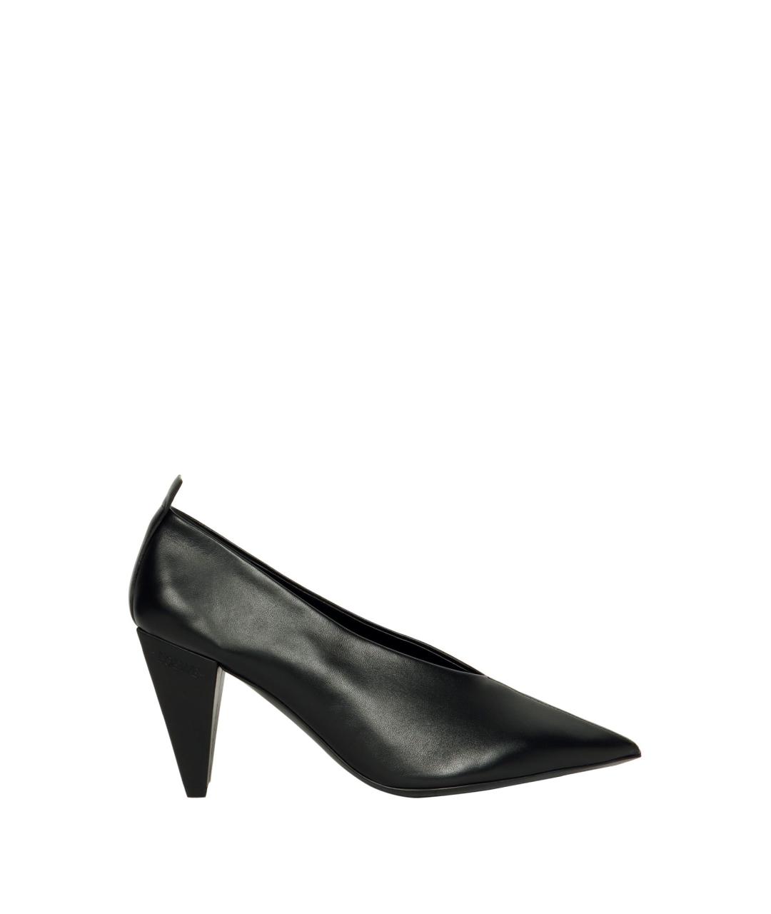 LOEWE Черные кожаные туфли, фото 1