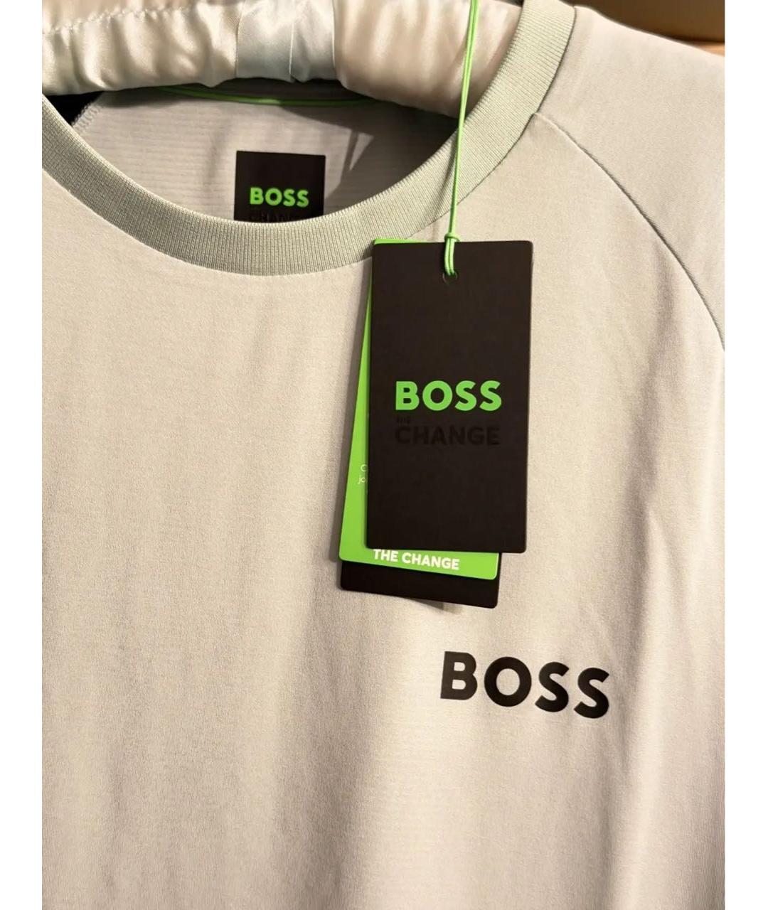 HUGO BOSS Бирюзовая футболка, фото 6