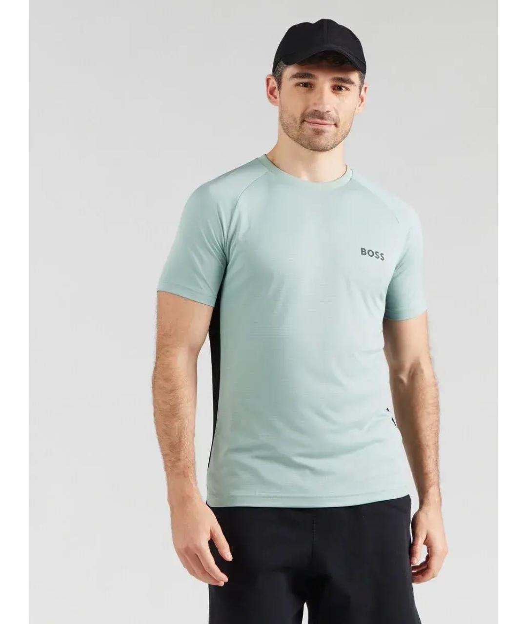 HUGO BOSS Бирюзовая футболка, фото 2