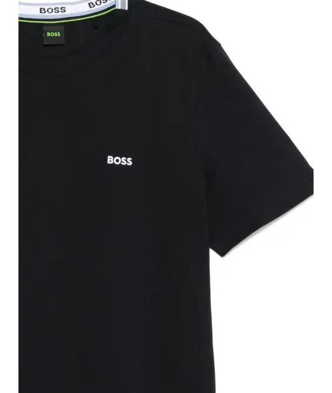 HUGO BOSS Черная футболка, фото 2