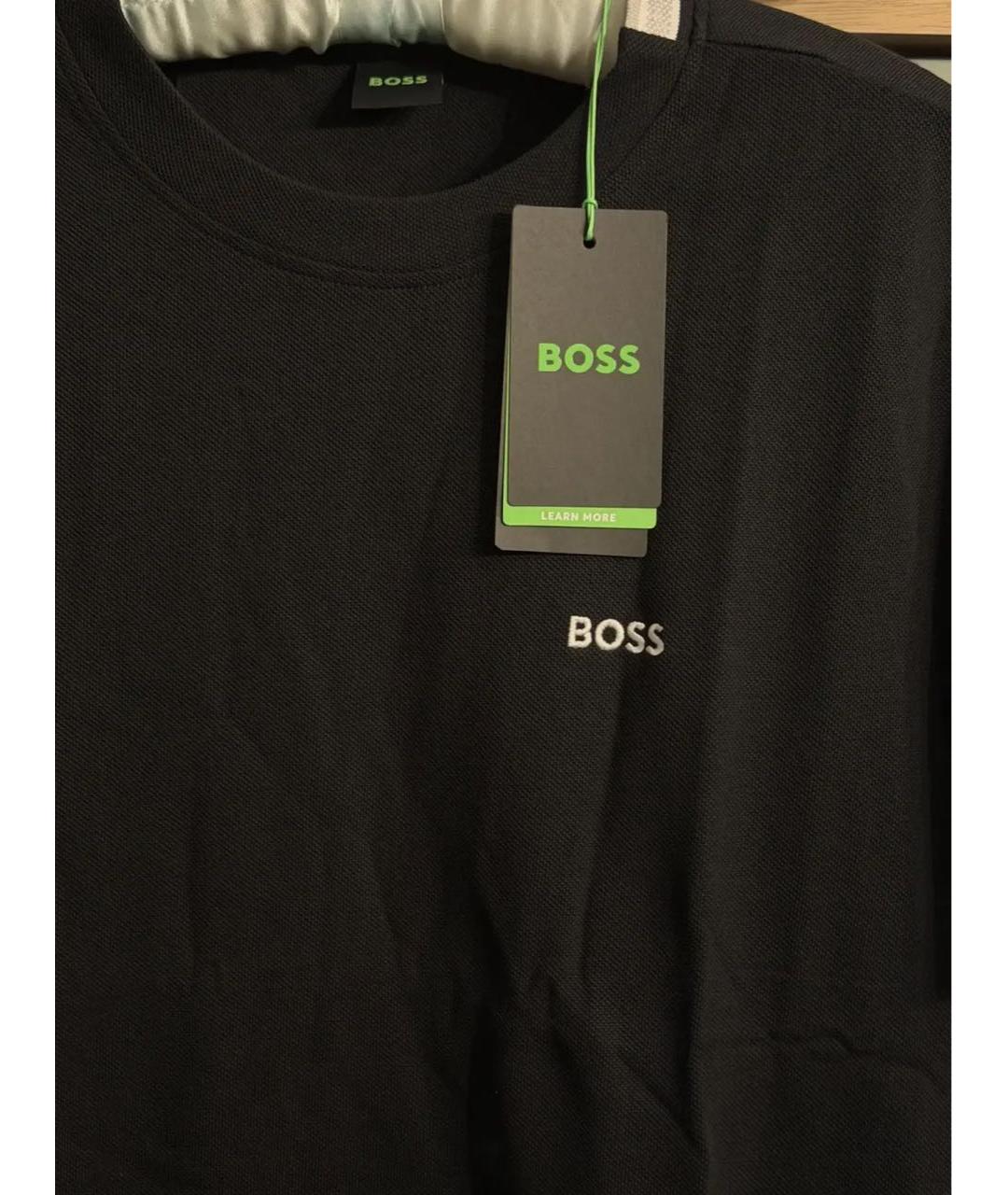HUGO BOSS Черная футболка, фото 4