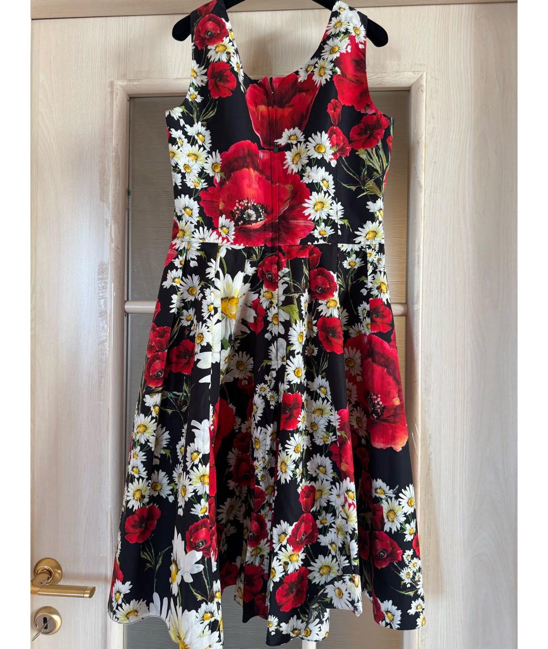 DOLCE&GABBANA Мульти хлопковый сарафан, фото 2