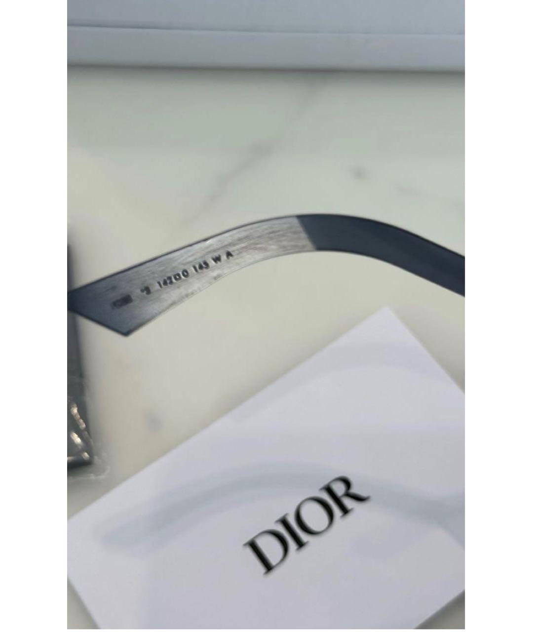 CHRISTIAN DIOR Синие пластиковые солнцезащитные очки, фото 7
