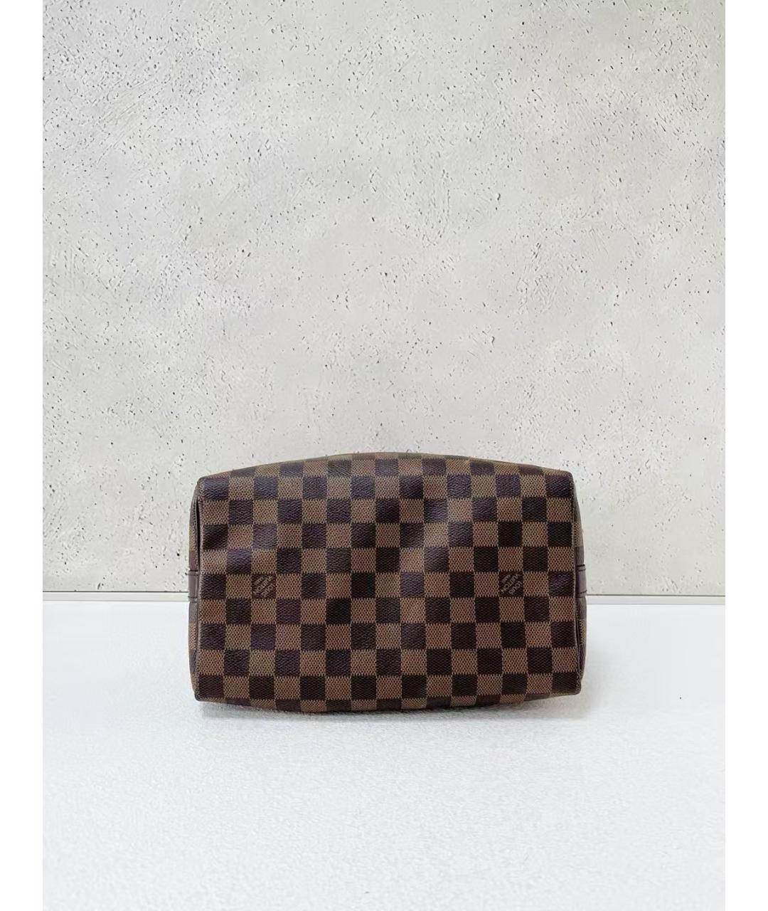 LOUIS VUITTON Коричневая сумка с короткими ручками, фото 5