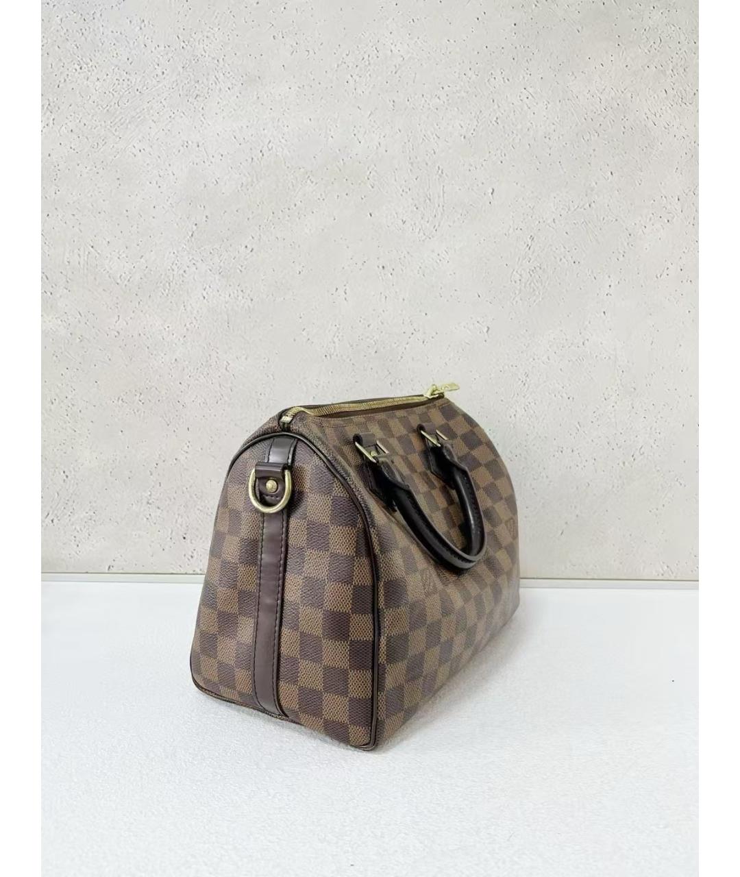 LOUIS VUITTON Коричневая сумка с короткими ручками, фото 3