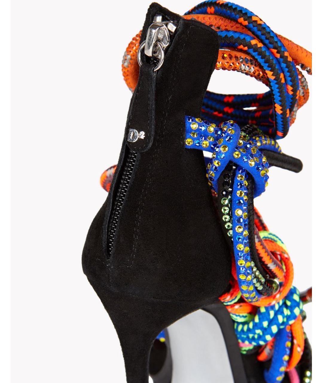 DSQUARED2 Мульти кожаные босоножки, фото 5