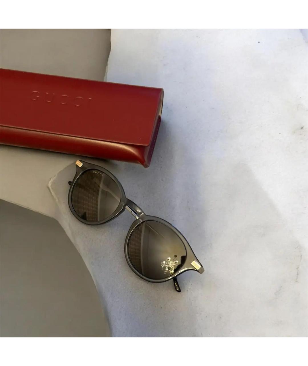 GUCCI Синие солнцезащитные очки, фото 3