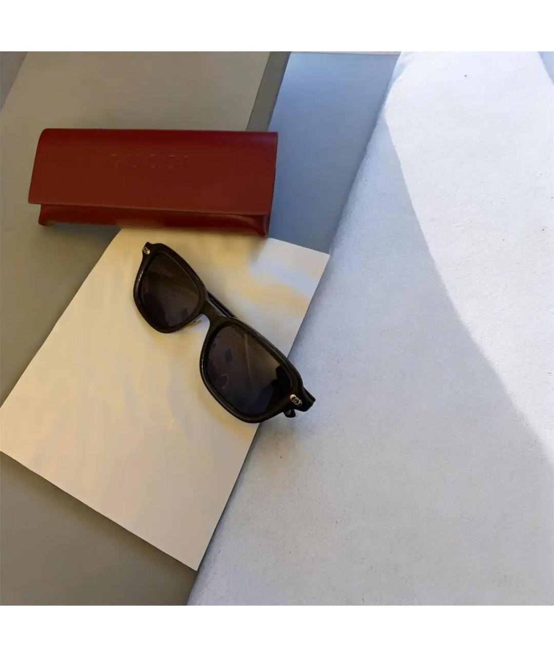 GUCCI Черные солнцезащитные очки, фото 4