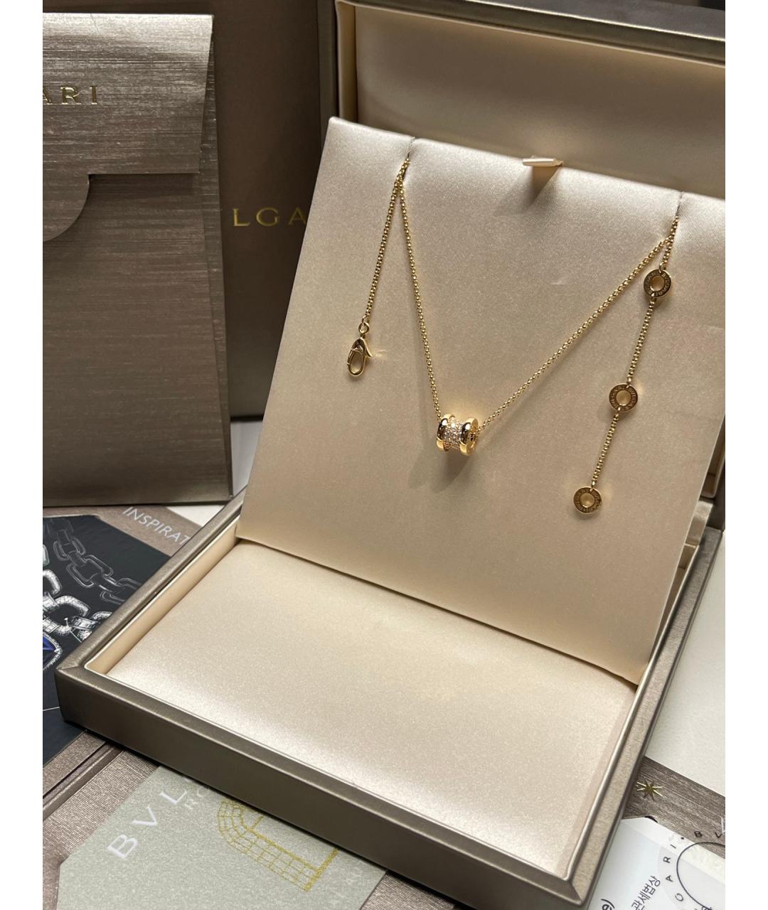 BVLGARI Золотое колье из розового золота, фото 7