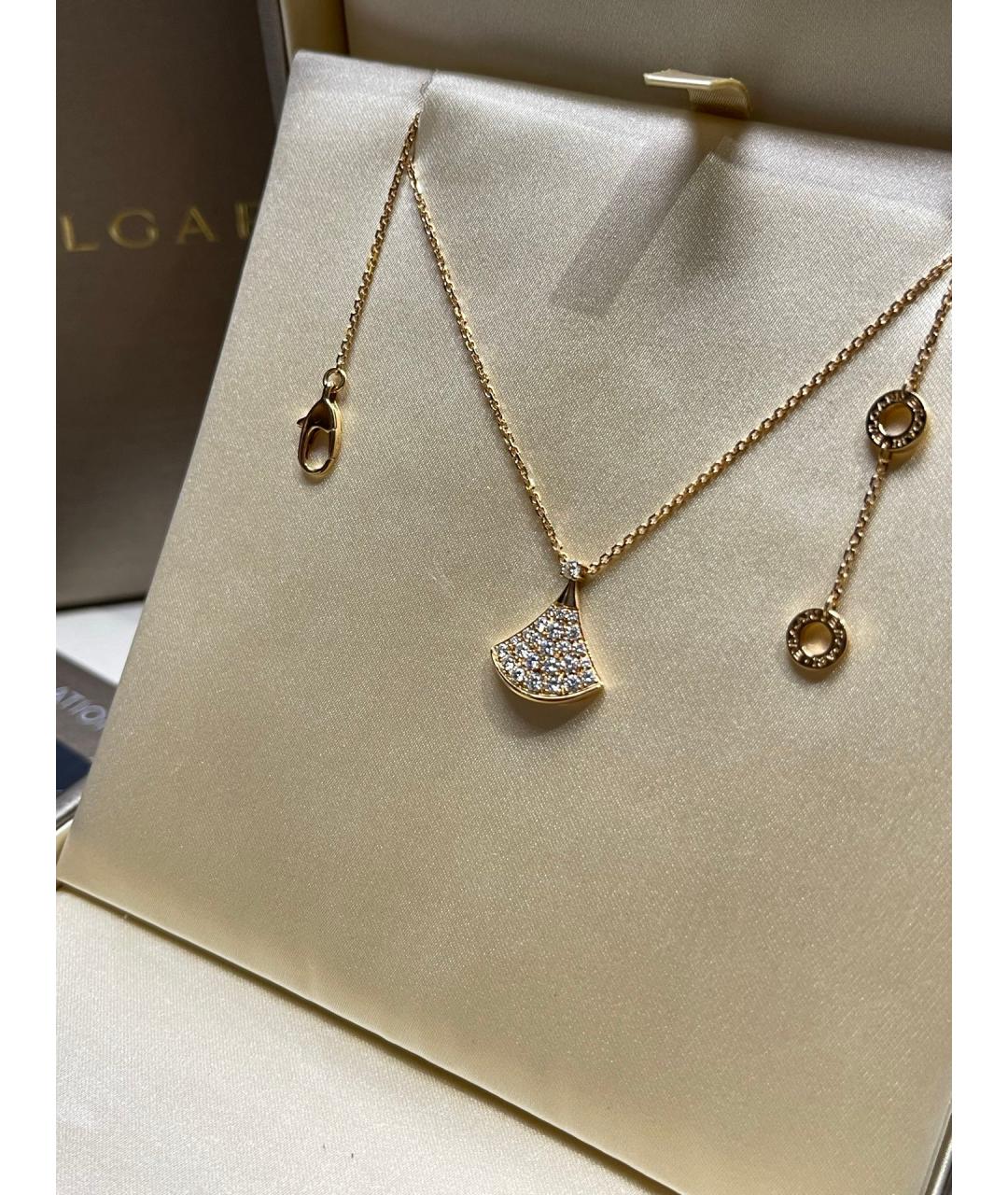 BVLGARI Золотое колье из розового золота, фото 2