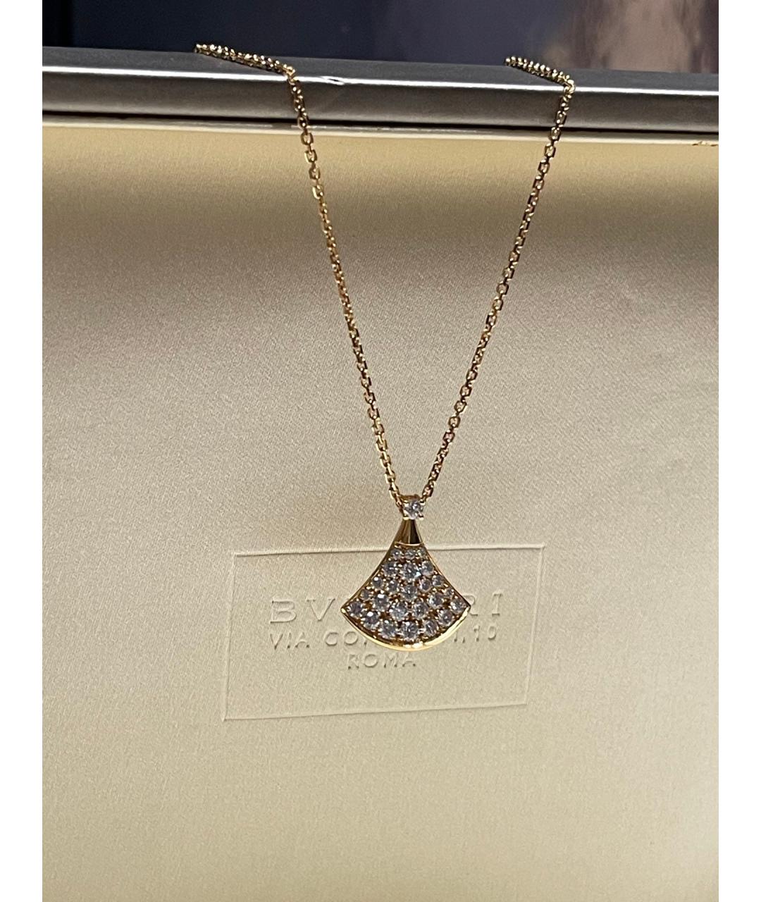 BVLGARI Золотое колье из розового золота, фото 5
