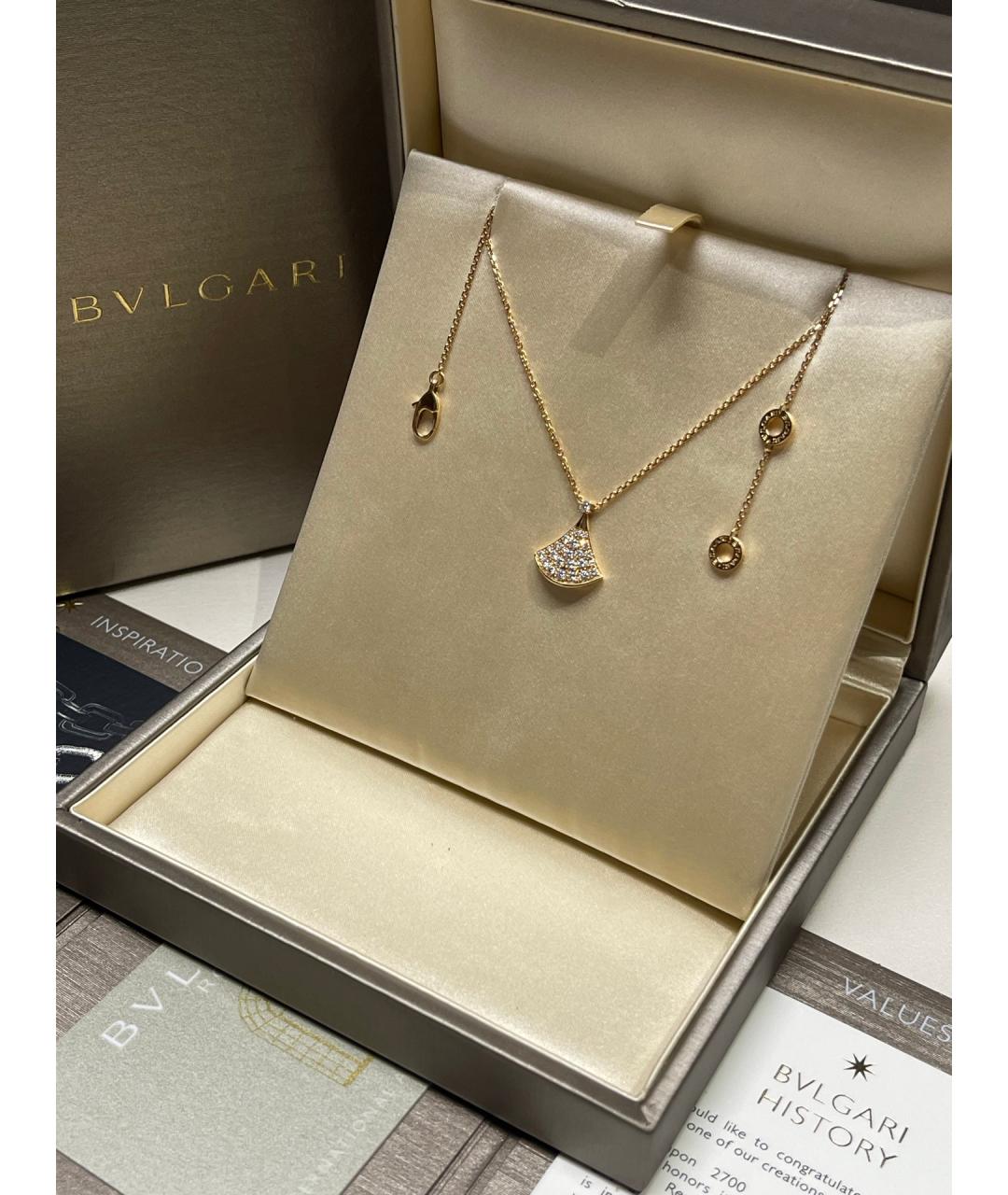 BVLGARI Золотое колье из розового золота, фото 7