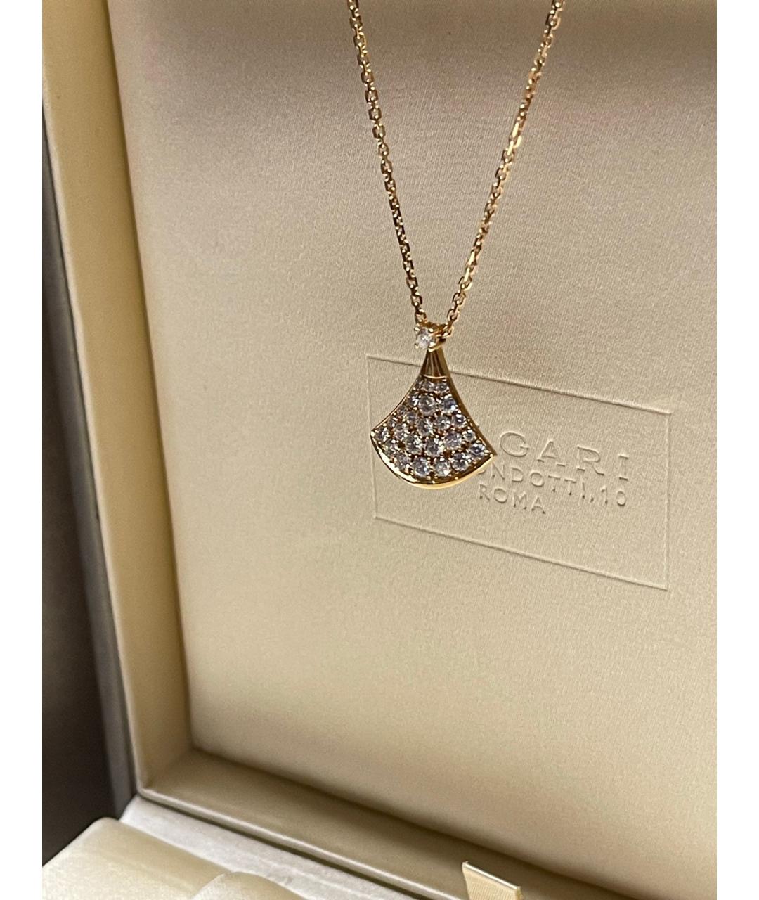BVLGARI Золотое колье из розового золота, фото 4