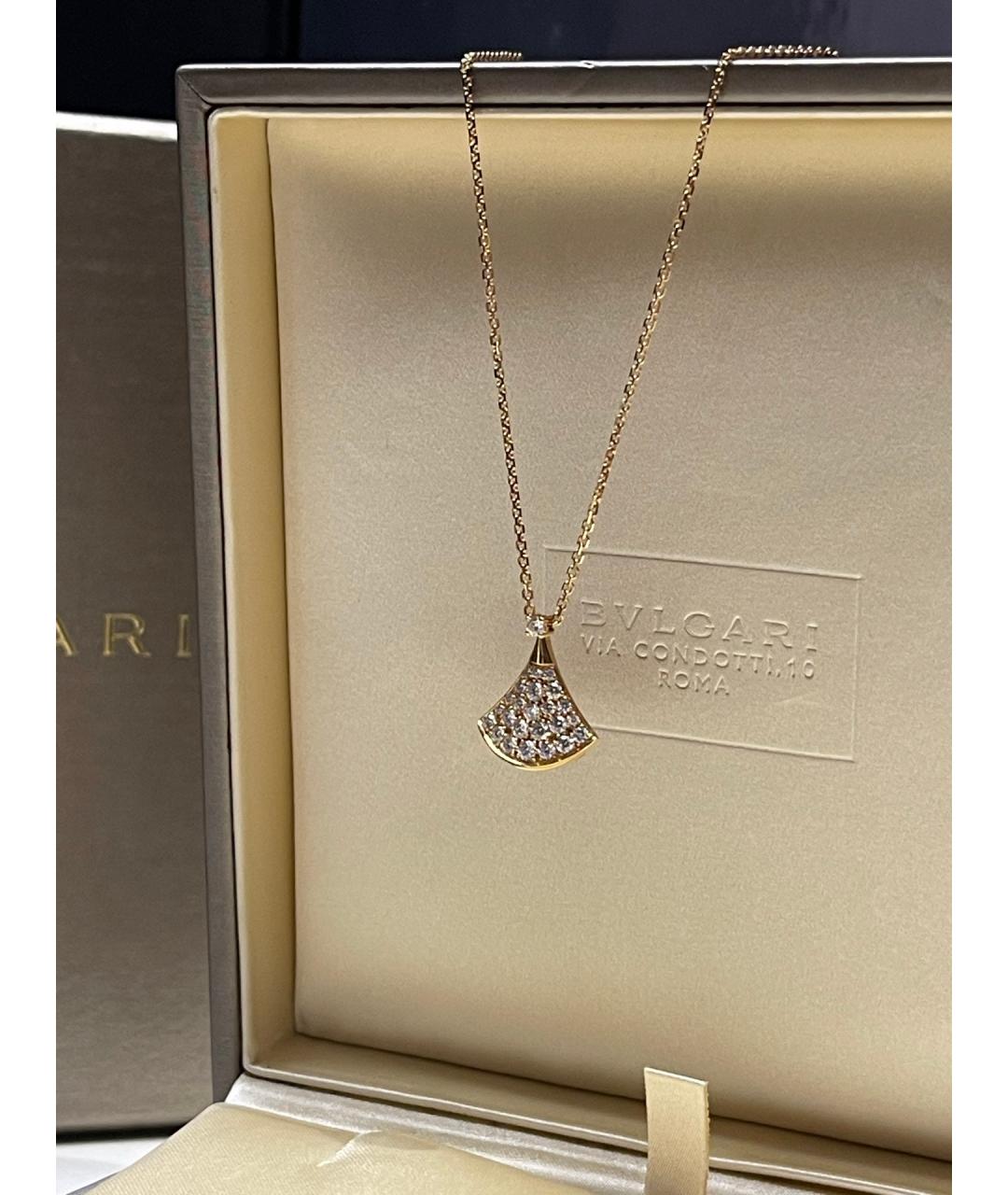 BVLGARI Золотое колье из розового золота, фото 6