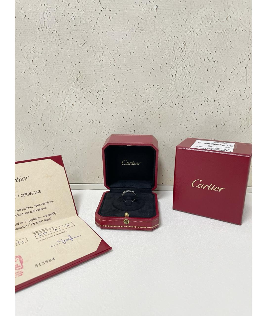 CARTIER Серебряное кольцо из белого золота, фото 5