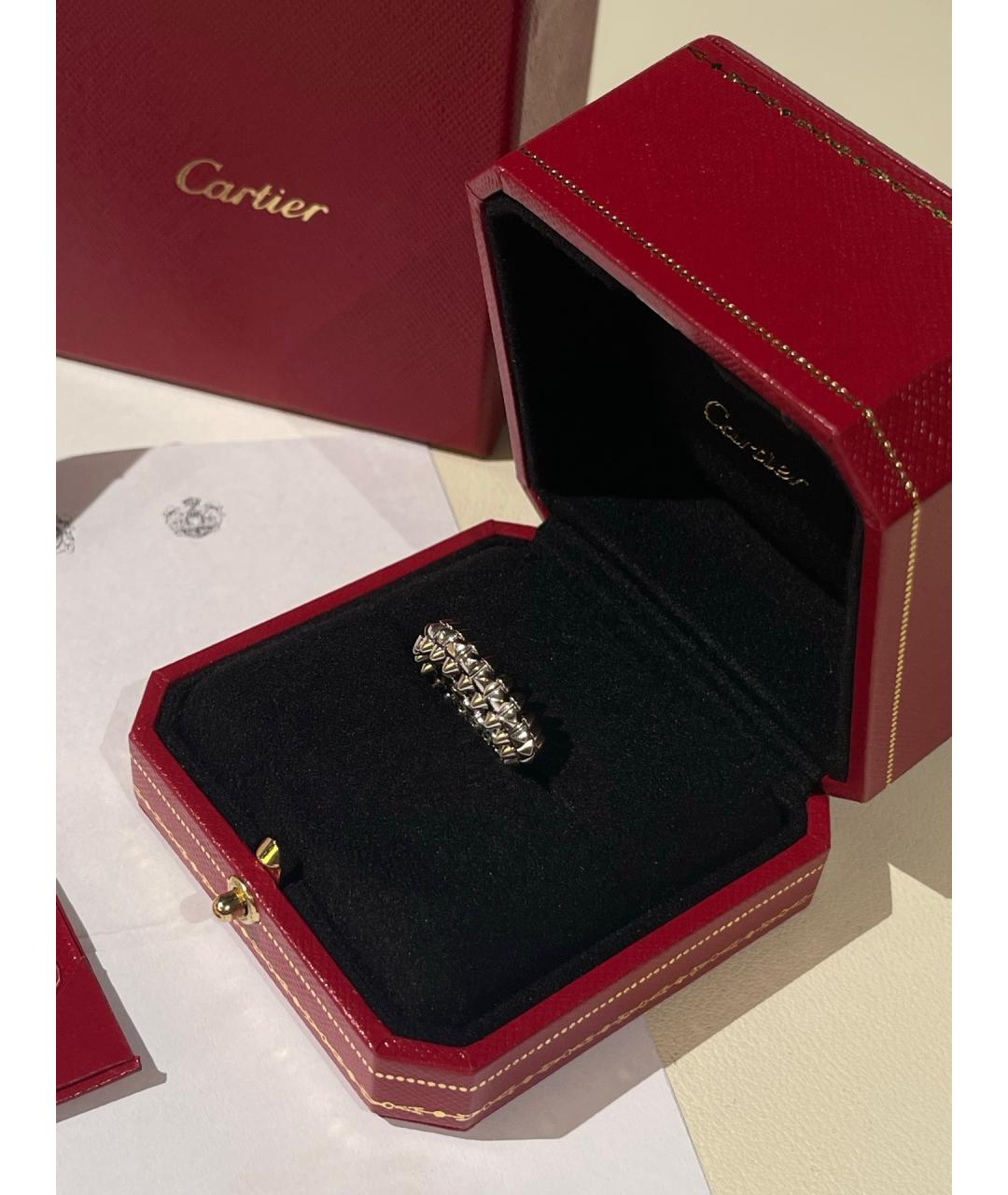 CARTIER Серебряное кольцо из белого золота, фото 2
