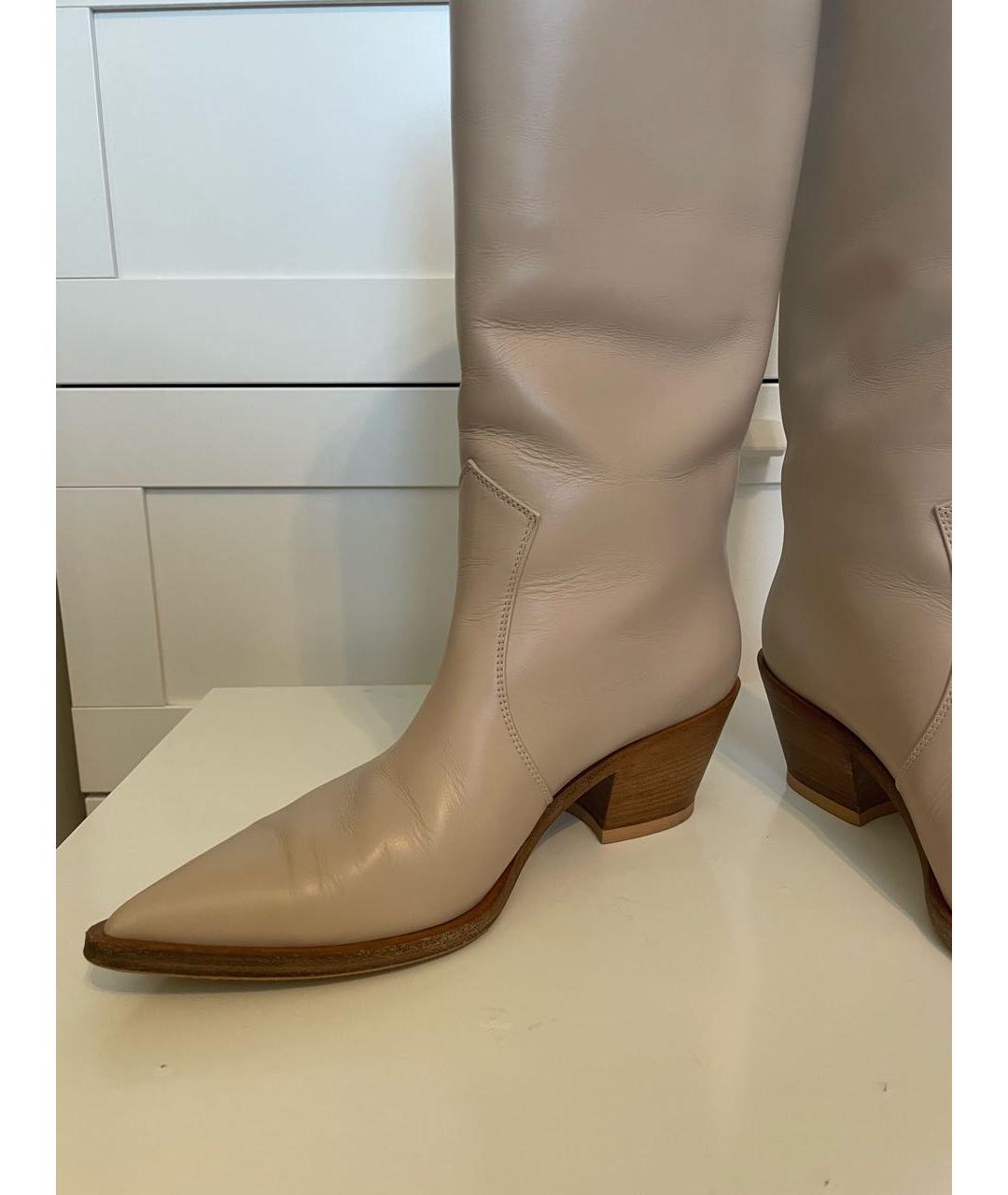 GIANVITO ROSSI Кожаные сапоги, фото 9