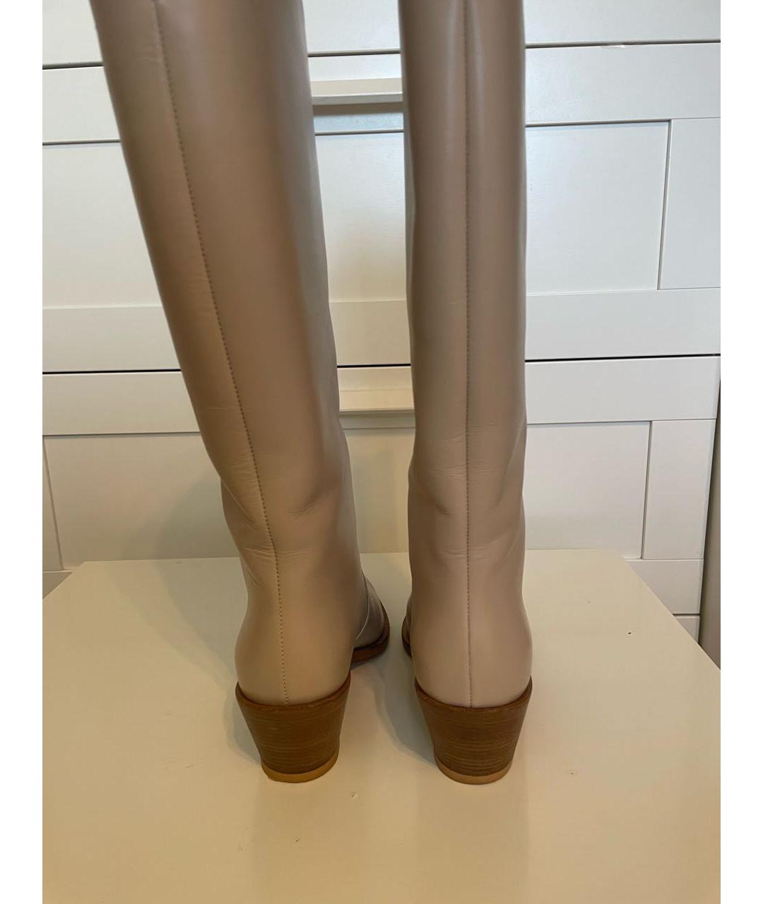 GIANVITO ROSSI Кожаные сапоги, фото 4