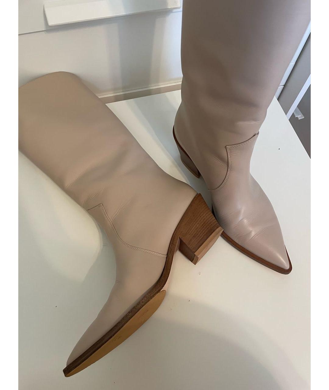 GIANVITO ROSSI Кожаные сапоги, фото 5