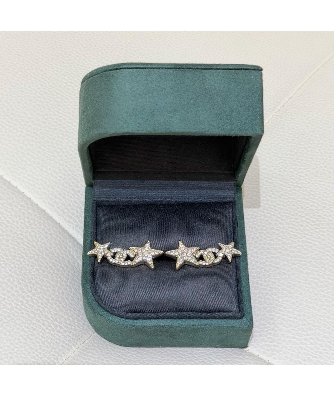 CHANEL Золотые серьги, фото 2