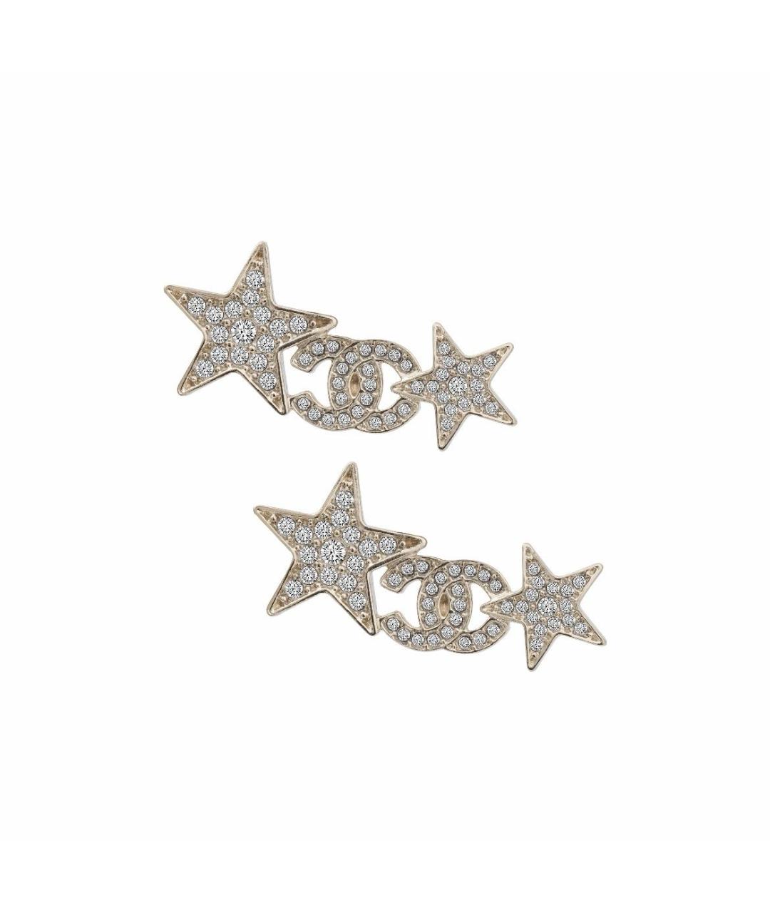 CHANEL Золотые серьги, фото 5