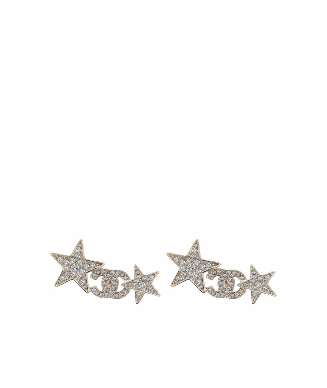 CHANEL Золотые серьги, фото 1