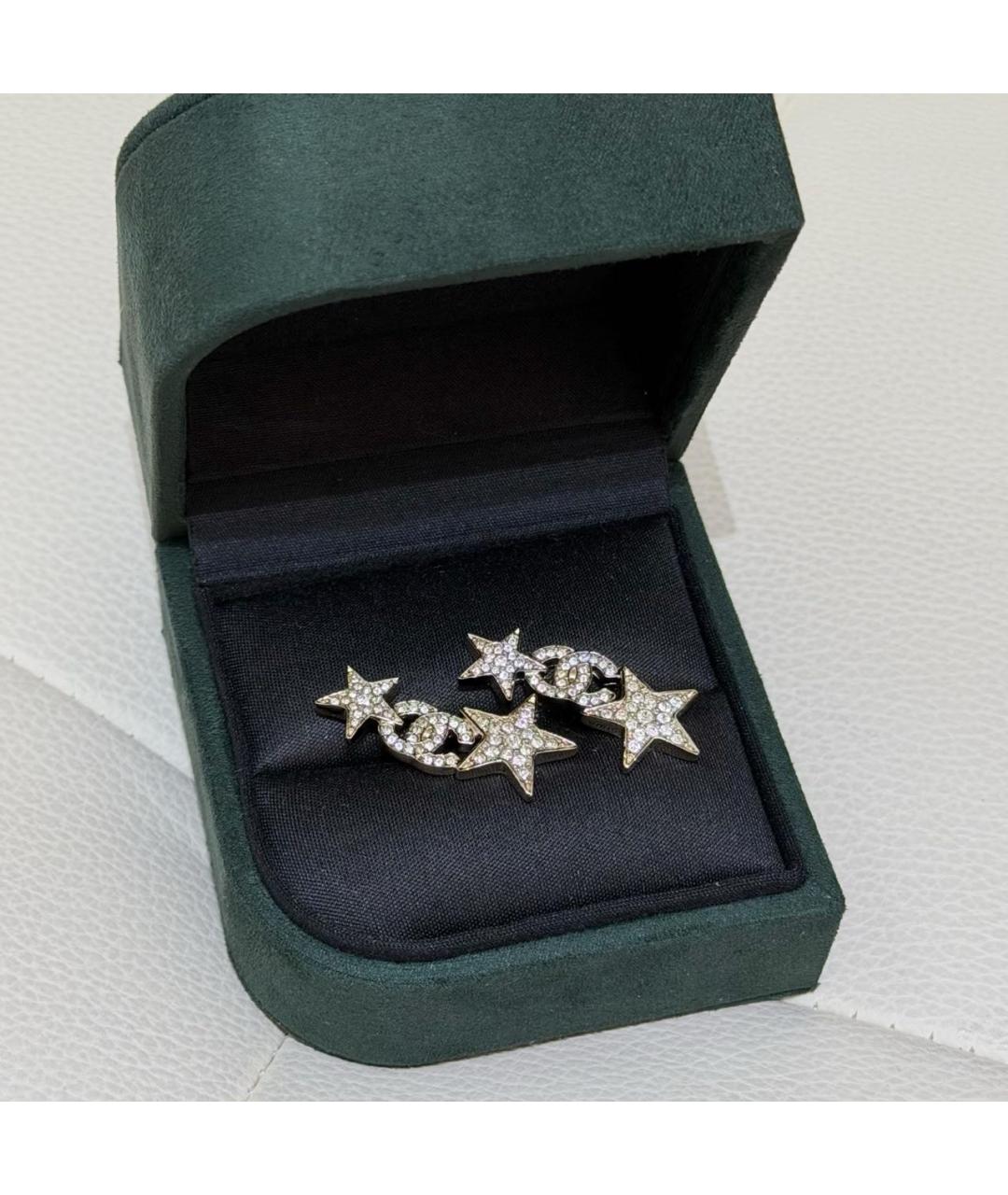 CHANEL Золотые серьги, фото 3