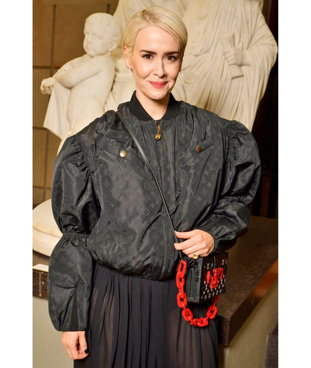 LOUIS VUITTON Черная полиэстеровая куртка, фото 8