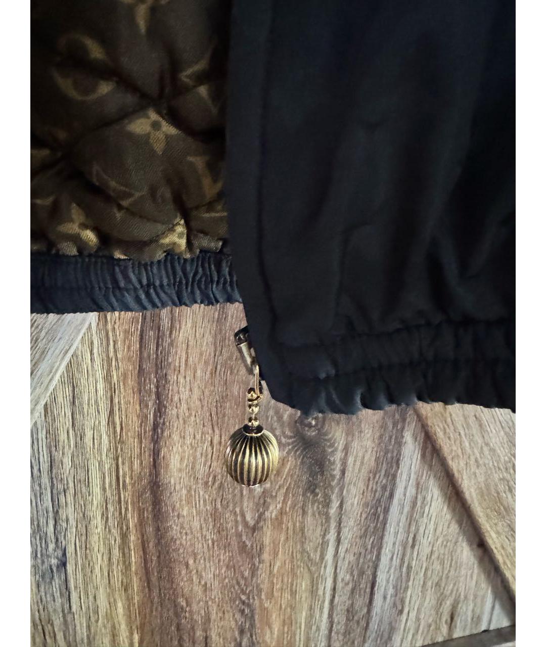 LOUIS VUITTON Черная полиэстеровая куртка, фото 4