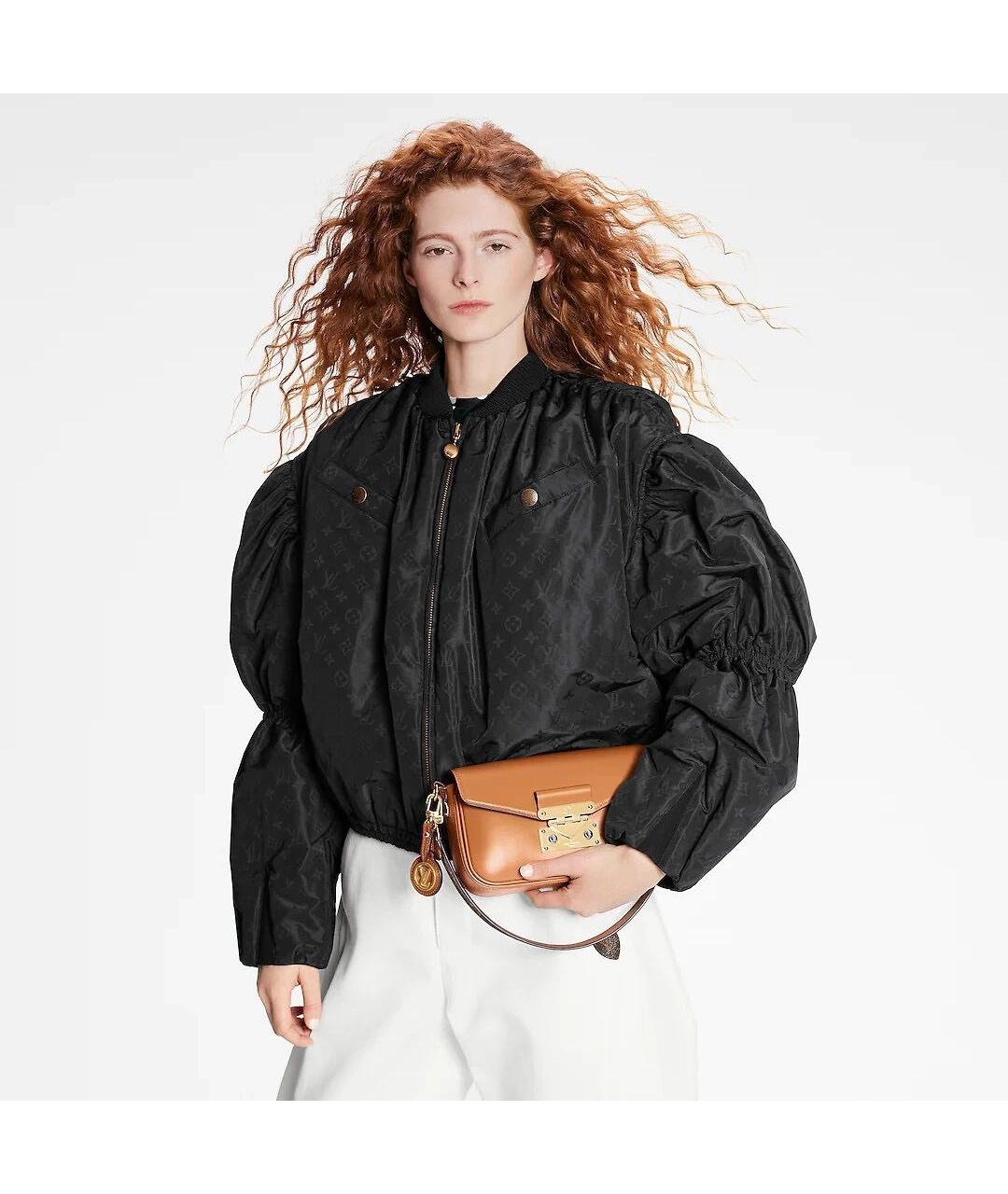 LOUIS VUITTON Черная полиэстеровая куртка, фото 7