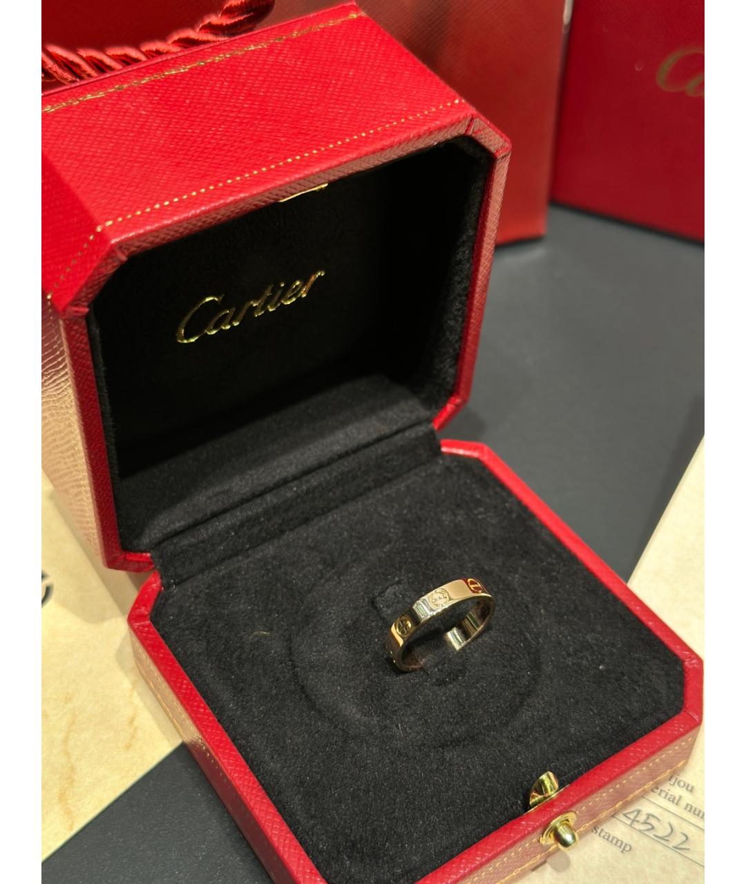 CARTIER Золотое кольцо из розового золота, фото 3