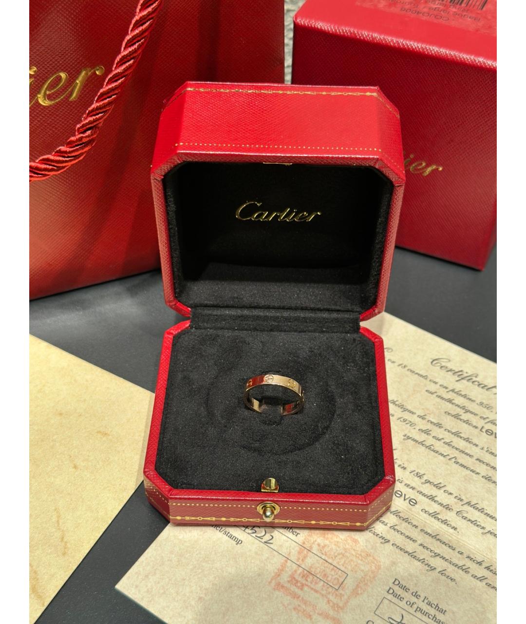 CARTIER Золотое кольцо из розового золота, фото 2